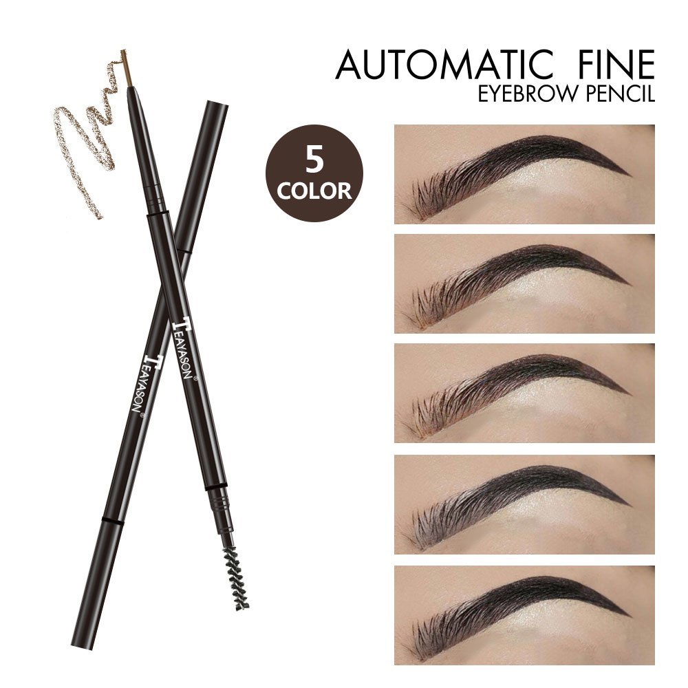 5 Colors Automatic Fine Eyebrow Pencil Brand