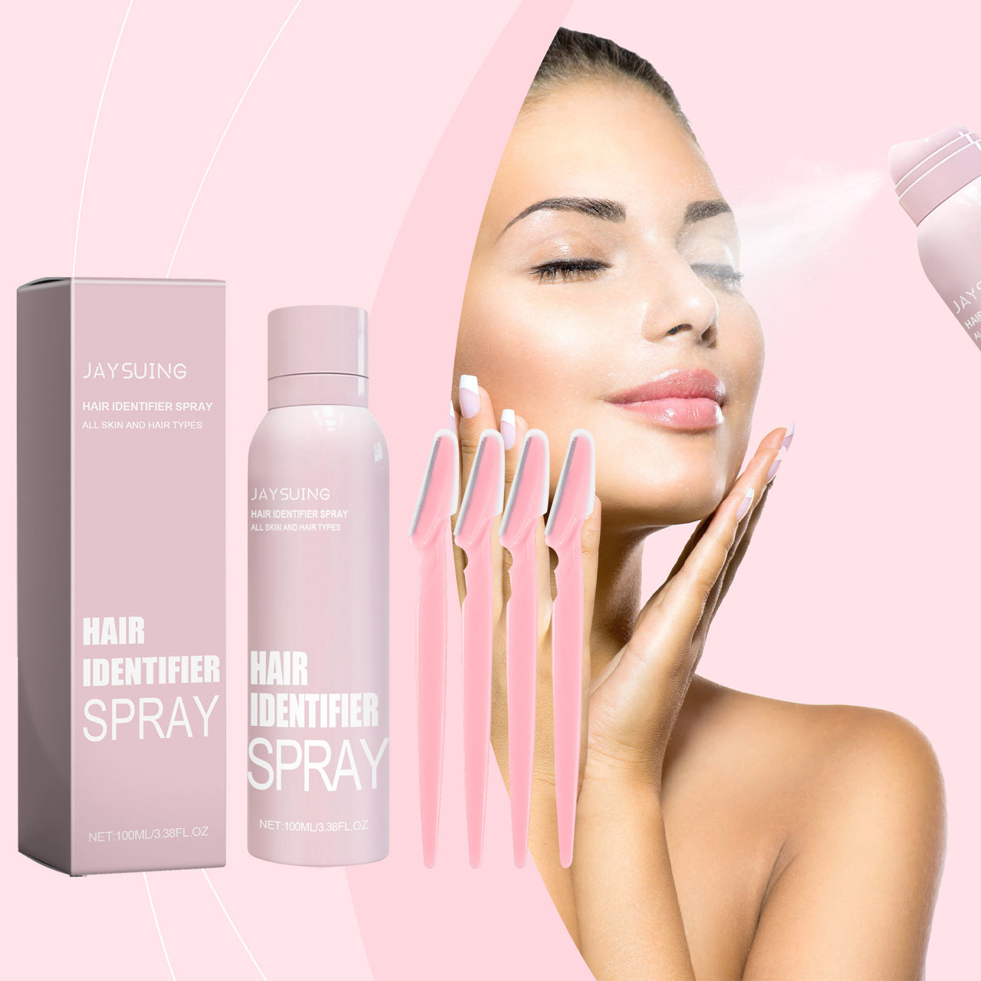 Facial Hair Recognition Spray Softening