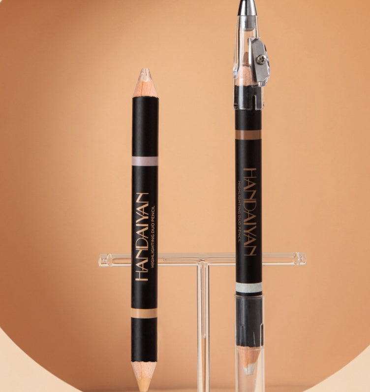 Double-headed Eyebrow Dual-purpose Pen For Brow Bone Brightening And Primer