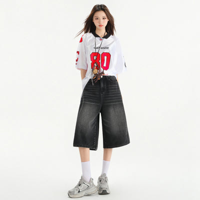 Seven Inch Wide Leg Jeans For Women