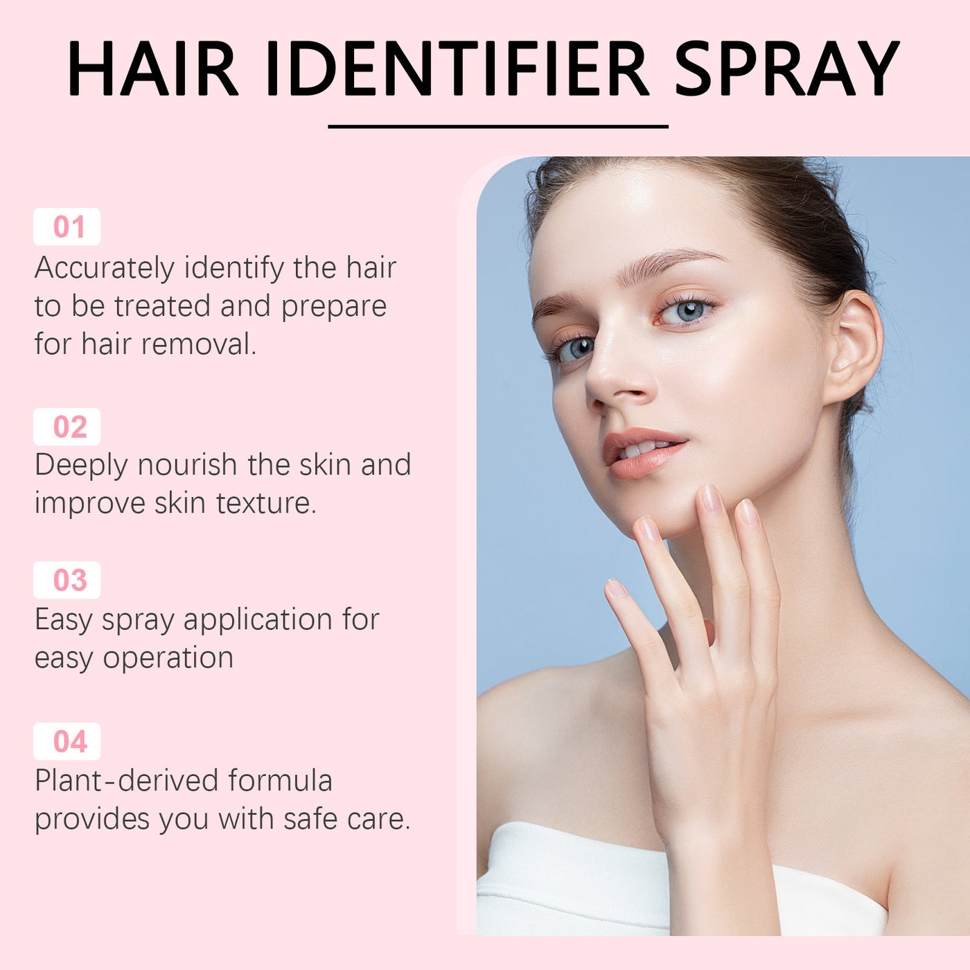 Facial Hair Recognition Spray Softening